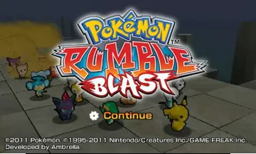 Super Pokemon Scramble (Japan) screen shot title